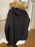 The Kopples Cotton Parka With Faux Fur Collar Black Size 2 Fits As Large $725