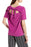 Halogen Short Sleeve Tie Back Knit Top In Purple Size XS $69