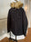 The Kopples Cotton Parka With Faux Fur Collar Black Size 2 Fits As Large $725