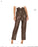 Bardot women's  Debbie PU Vegan Leather Very Soft Pant Chocolate in  Size 2