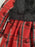 Pippa And Julie Girls 2pc Plaid Christmas Dress Red/Black Size 6 $58