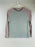 Poof New York Long Sleeve top Size small Gray/Lavender