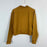 Abound Women's Mock Neck Long Sleeve Fleece Pullover in Tan Dale size M