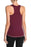 Socialite Waffle Knit Racerback Tank Top made in USA in Masara XS