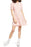 BP. Floral Print Flutter Sleeve Skater Dress Pink Ditsy Women's Size XS