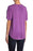 Abound Short Sleeve V Neck High/Low T-Shirt In Washed Purple Sunset Size XS