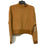 Abound Women's Mock Neck Long Sleeve Fleece Pullover in Tan Dale size M