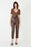 Bardot women's  Debbie PU Vegan Leather Very Soft Pant Chocolate in  Size 2