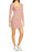 ASTR The Label Long Sleeve Bodycon Dress In Blush Size S