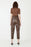 Bardot women's  Debbie PU Vegan Leather Very Soft Pant Chocolate in  Size 2