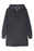 BP. Women's Black Washed Long Sleeve Hooded Sweatshirt Dress Size Medium