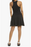 BP. Sleeveless Rib Scoop Neck Mini Tank Dress In Black Size S