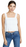 VINCE Cropped Wide Strap Shell Top $258 Size  4 fits smaller in white