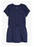 Zella Girl' Drop Waist Dress In Blue Twilight Wave Print Size Size XL 14-16 $45