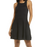 BP. Sleeveless Rib Scoop Neck Mini Tank Dress In Black Size XS