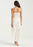 Billabong Island Spirit Maxi Dress in White Cap Spaghetti Strap Organic L